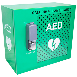 Custom Alarmed Outdoor AED Cabinet with Lock 48 x 47 x 31cm