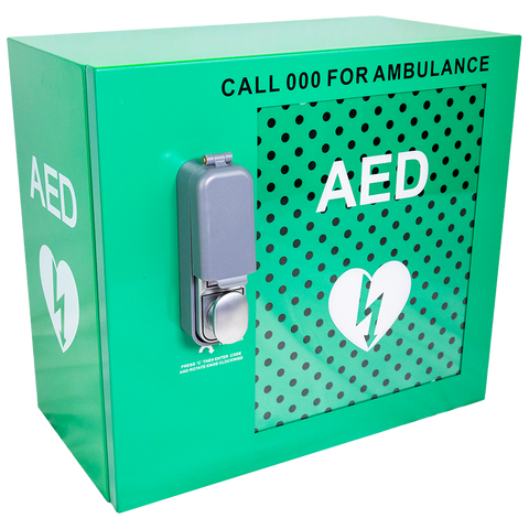 Custom Alarmed Outdoor AED Cabinet with Lock 48 x 47 x 31cm