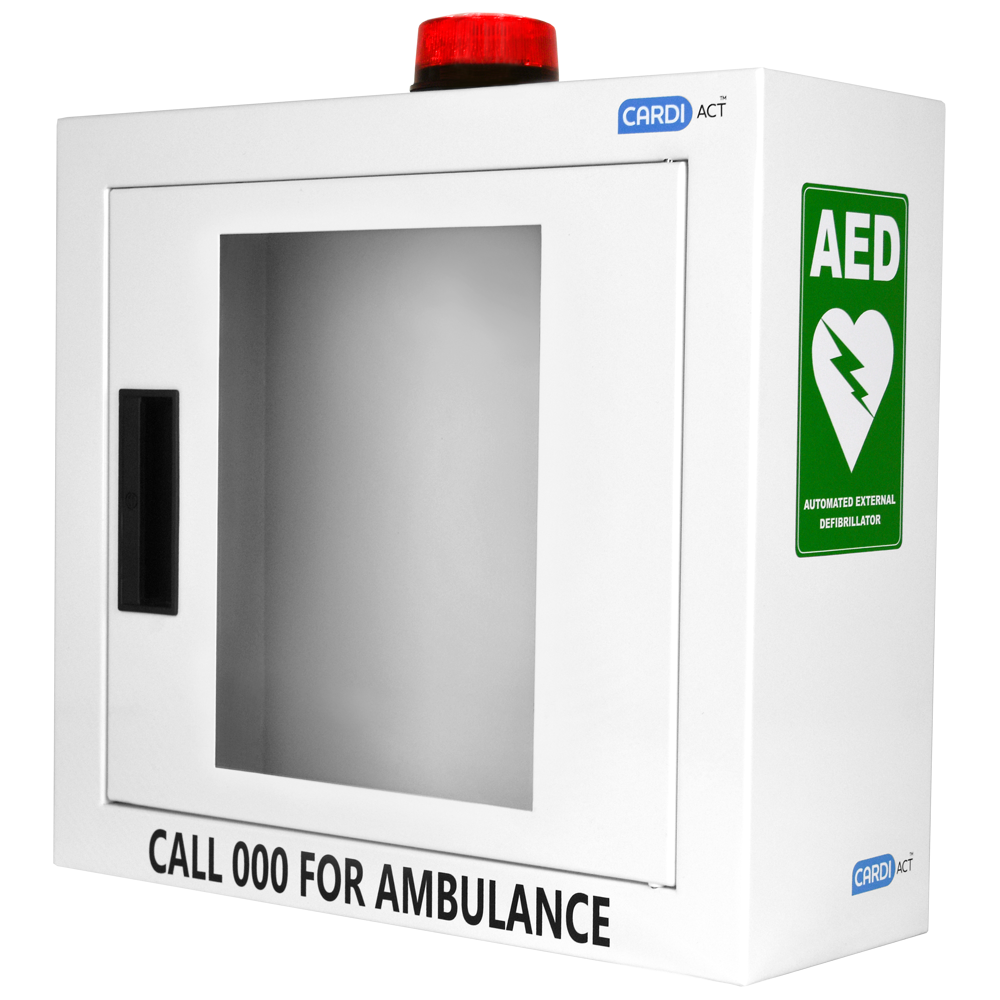 CC-50 AED Wall Cabinet with Alarm & Flashing Light