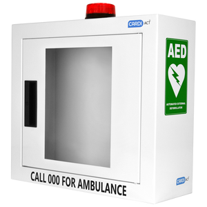 CC-50 AED Wall Cabinet with Alarm & Flashing Light