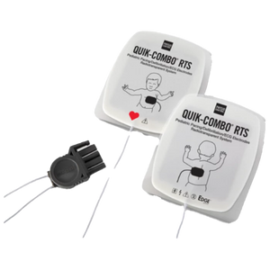 LifePak RTS electrodes with QUIK-COMBO connector – Pediatric (for LP12, LP15 &amp; LP20) Short Dated