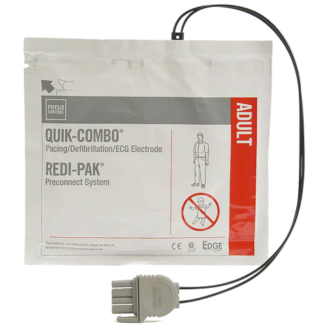 LIFEPAK Quik-Combo Redi-Pak Electrodes - Adult (for LP1000, LP12, LP15 &amp; LP20E)