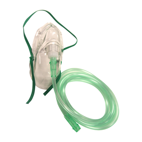 Oxygen Therapy Mask with 2M Tubing - Adult