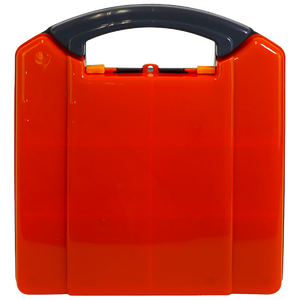 AEROCASE Small/Medium Orange and Grey  Neat Plastic Case 25.5 x 23.5 x 9cm