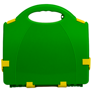 AEROCASE Medium Green and Yellow Neat Plastic Case 28 x 27 x 9.5cm