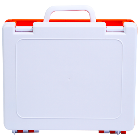 AEROCASE Medium White and Orange Rugged Case 27.5 x 23.5 x 9cm