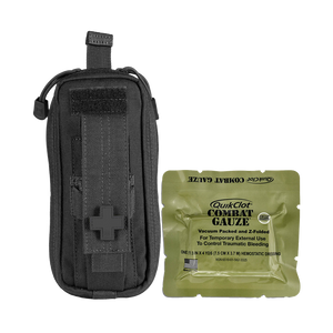 RAPIDSTOP Bleeding Control Kits - Small, Tactical Pouch - Combat Gauze