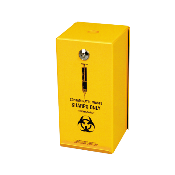 Steel Sharps Disposal Container 2L