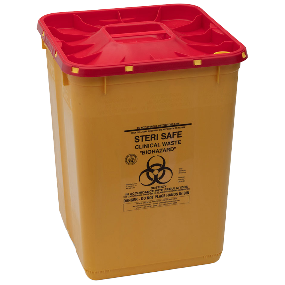 AEROHAZARD Sharps Disposal Container 60L