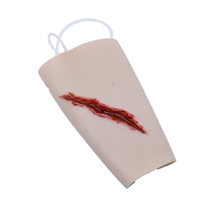 TRAUMASIM Wearable Jagged Laceration - Forearm - w/ Bleeding Capacity