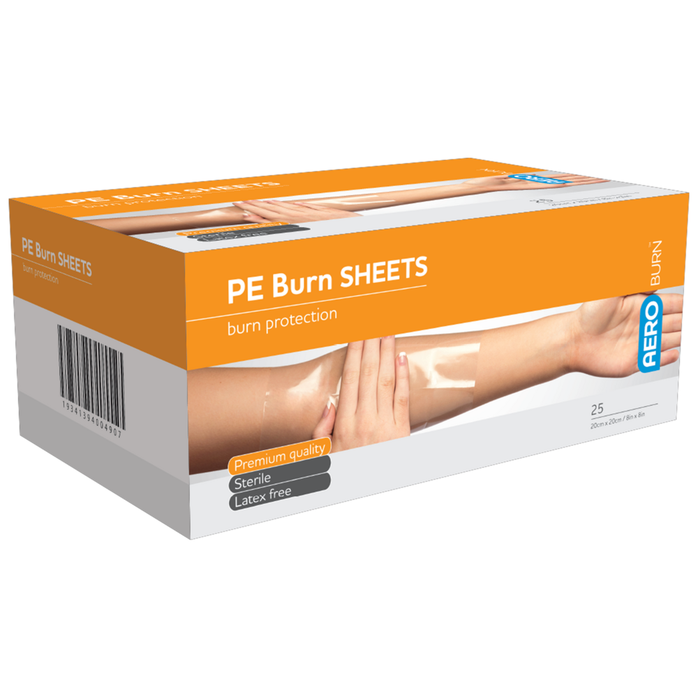 Polyethylene Burn Sheet 20 x 20cm - 25 Pack