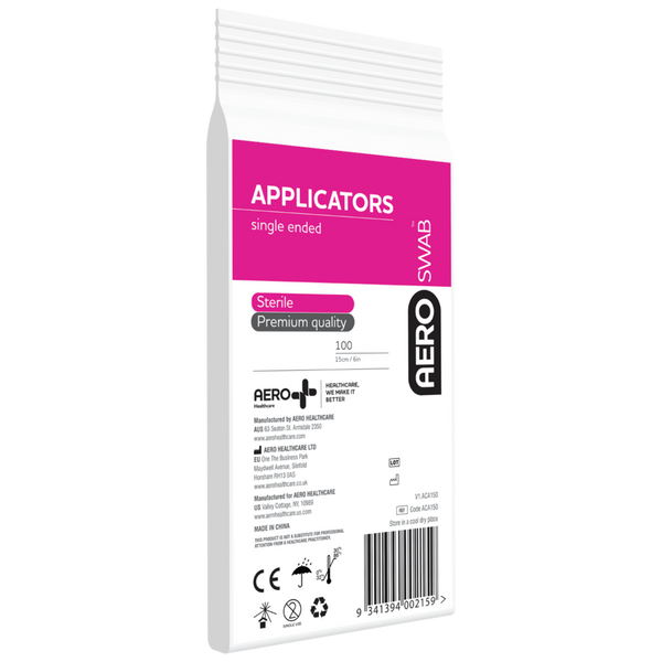 Single End Applicator 15cm (Bag of 100) - Qty of 6