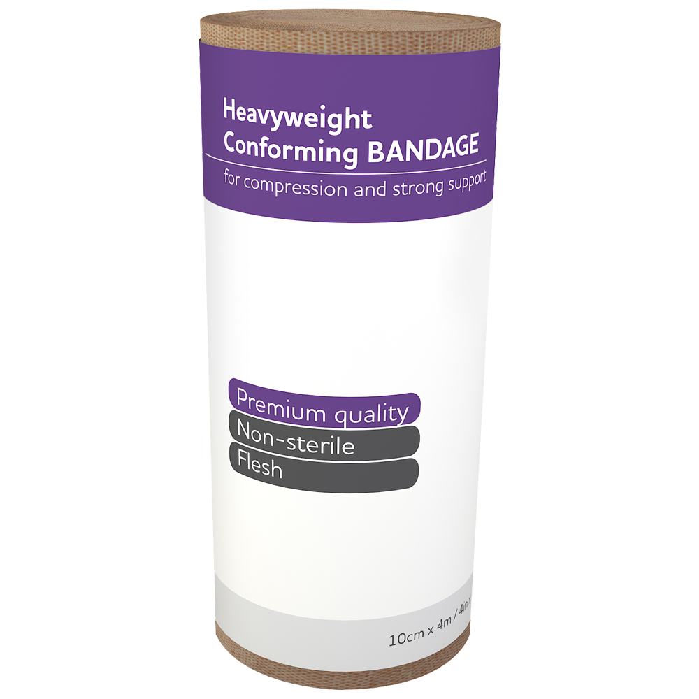 Heavyweight Conforming Bandages 10cm x 4m - 12 Pack