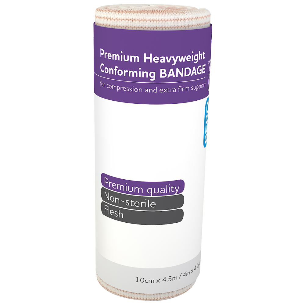 AEROFORM Premium Heavyweight Conforming 10cm x 4.5M Wrap/12