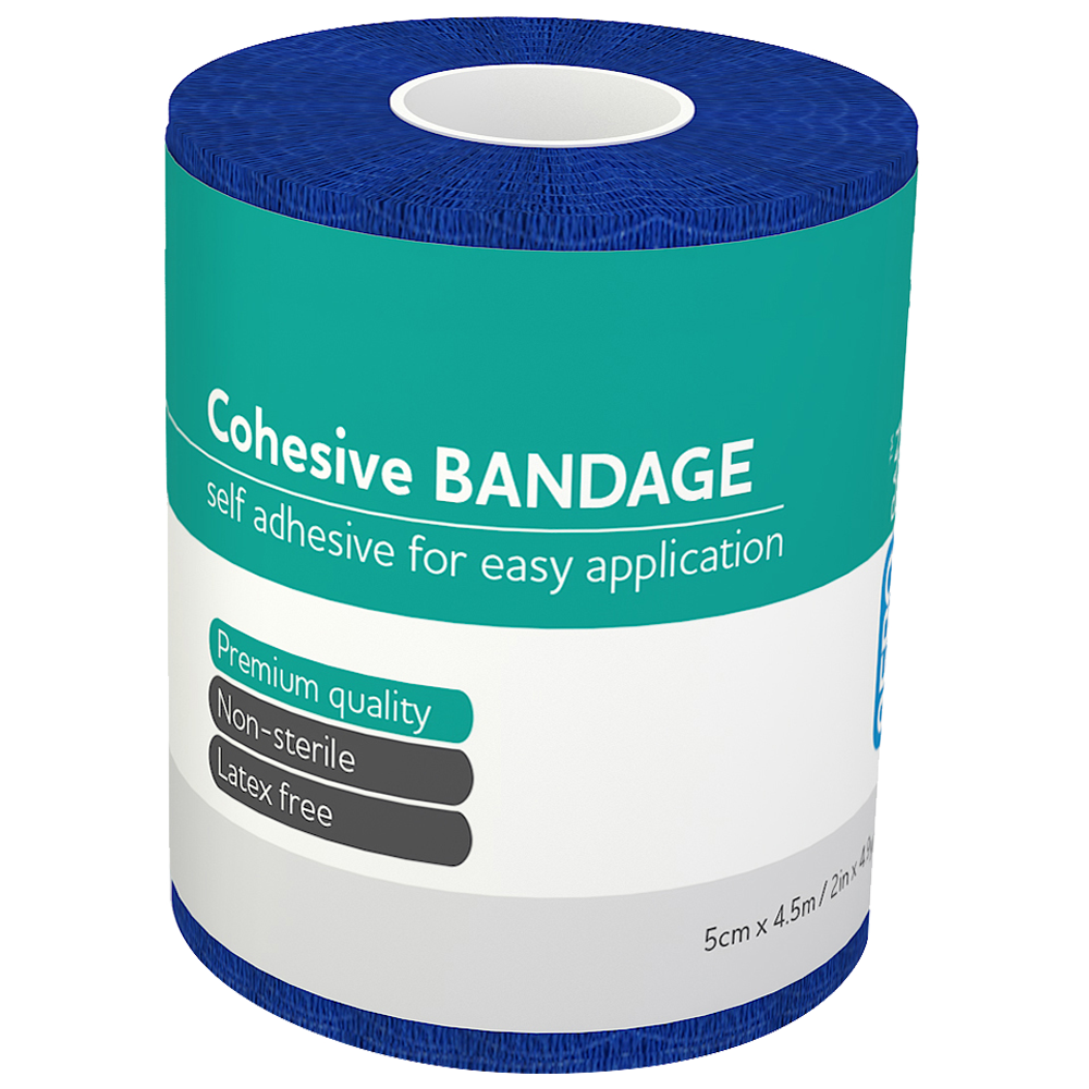 Cohesive Bandages 5cm x 4.5m - 12 Pack