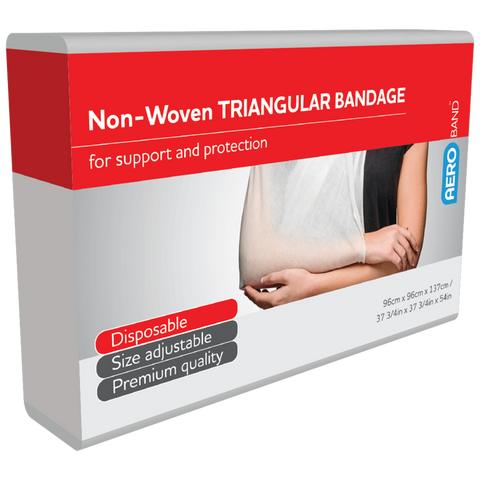 Non-Woven Triangular Bandages 96cm x 96cm x 136cm - 10 Pack