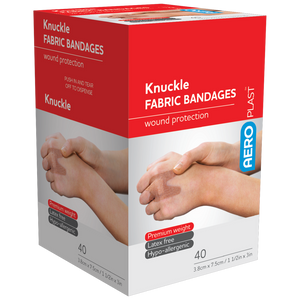 Premium Fabric Bandages - (Knuckle Dressing) - Box of 40