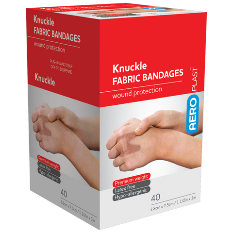 Premium Fabric Bandages - (Knuckle Dressing) - Box of 40