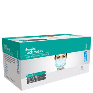 Level 2 Surgical Face Masks Box of 50