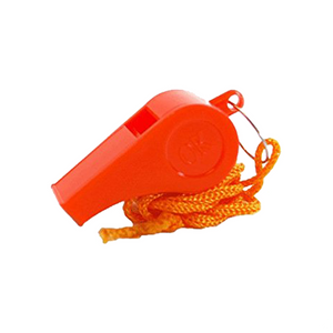AEROSUPPLIES Orange Plastic Whistle