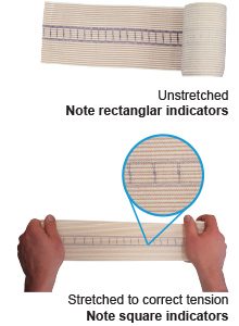 Premium Snake Bite Bandages with Continuous Indicator 4.5m - 12 Pack